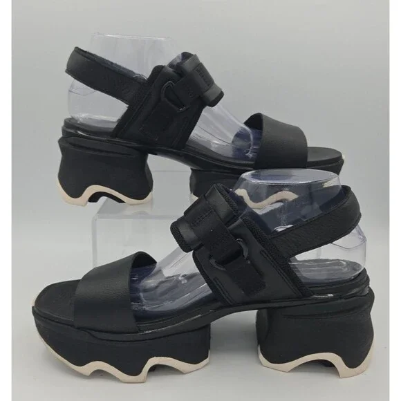 Sorel Kinetic Impact Slingback Sandals Women’s Size 10 Platform Block Heel Shoes - Picture 2 of 10